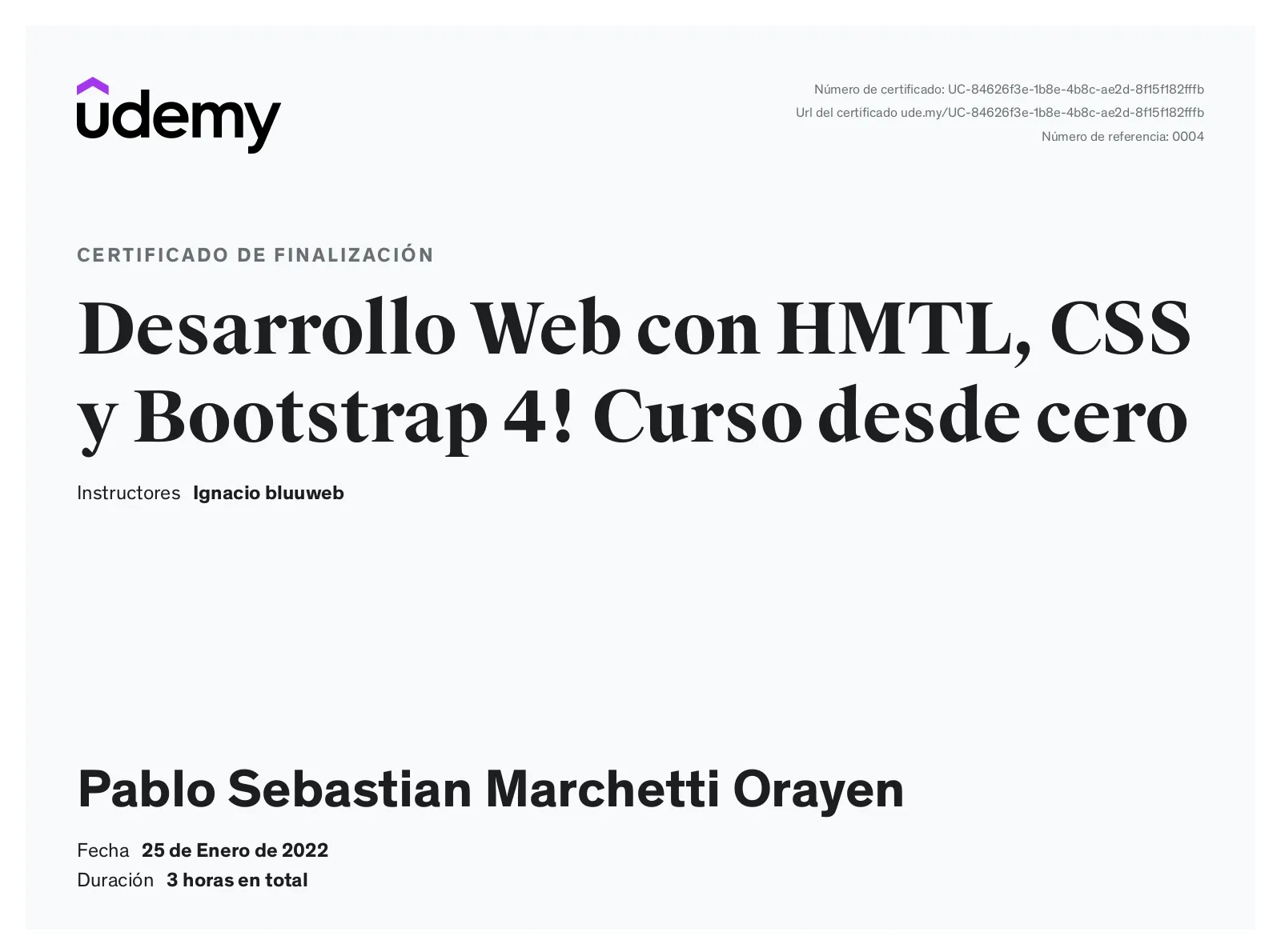Desarrollo Web con HTML, CSS y Bootstrap 4